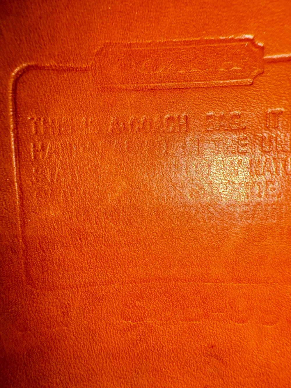 Coach 9988 RARE MEDIUM Vintage 90's Cognac Crescent Saddle Bag - Picture 13 of 13